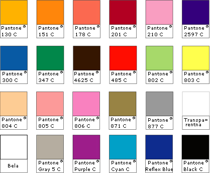 Barve silikonskih zapestnic